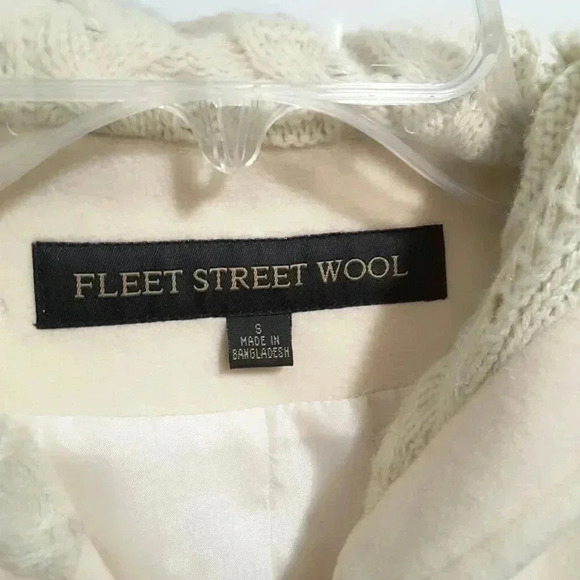 Fleet Street Wool hooded Jacket S - Picture 3 of 8